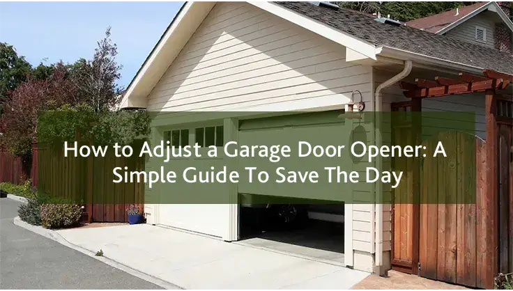 How to Adjust a Garage Door Opener