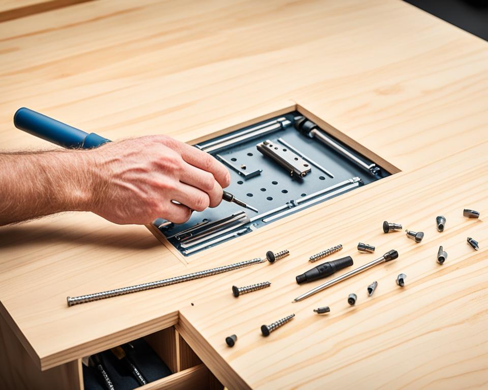 Hex Screwdrivers in Furniture Assembly