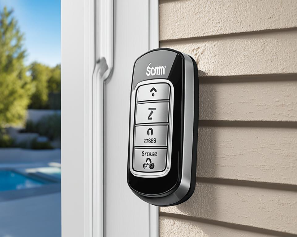 Sommer garage door remote features